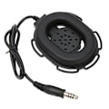 Miniatyrbillede 5 af 5: 3,5 mm Walkie Talkie Headset med støjreduktion Justerbar mikrofon 2-vejs radiohovedtelefon med vandtæt PTT-adapter