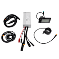 Miniatyrbilde 2 av 8: Elektrisk sykkelmotor kontroller 22A elektrisk sykkel modifikasjonssett med GD01 panel for 500W girmotor