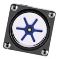 Miniatyrbillede 5 af 5: 6 Impeller 3-vejs Flow Meter Indikator til PC Vandkølingssystem G1/4 Gevind