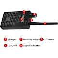 Miniatyrbild 8 av 8: Infraröd Skanning & Magnetfältsdetektering: Anti-spiondetektor för Hemmakontor, Hotell och Bil, Dolda Kameradetektorer med RF-signaldetektering,