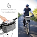 Miniatyrbild 5 av 5: Cykelkorg, Smart Design Vattentät Cykelstyre Väska med TPU Touch Screen, Pekskärmsfunktion för Enkel Navigering, Reflexremsa för