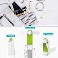 Miniatyrbild 4 av 5: USB Uppladdningsbar Kraftfull Fläkt, Portabel Handhållen Fläkt För Kvinnor Män Utomhusaktiviteter Med Vikbar Design