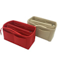 Miniatyrbilde 4 av 4: Ropch Håndveske Organizer Veske Organizer med Rom Veskeinnlegg Veske i Veske Håndveskemappe Beige - L