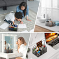 Miniatyrbild 7 av 8: Bekväm Mobilitet Mångsidig Användning för Kök, Badrum, Vardagsrum, Sovrum, Hobbyrum, Garage, Smart Organisation Stilren Meshdesign,