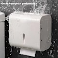 Miniatyrbild 2 av 5: Toalettpappershållare för väggmontering, kompatibel med ansiktsdukar och andra servettpapperslådor, även kompatibel med andra enheter för badrum