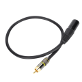 Miniatyrbild 5 av 5: JORINDO XLR hane till RCA hane kabel - Hållbar XLR till RCA mikrofonkabel för ljudutrustning