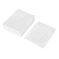 Miniatyrbillede 1 af 5: 100 stk. CD-lommer 4,9 tommer brede klare vinduer Støvsikre tykke genanvendelige CD-konvolutter til 12 cm 4,7 tommer DVD-diske