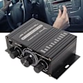 Miniatyrbillede 1 af 8: Bluetooth 5.0 Effektforstærker Klar Lydkvalitet Aluminiumslegering 20Hz til 20KHz 12V Universal til Bil Hjem