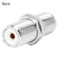 Pikkukuva 5 / 5: 5 kpl SO239 UHF naaras naaras liitin RF-sovitinliitin 2 PL259-liittimelle
