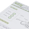 Miniatyrbillede 5 af 8: Trompet-akkorddiagram Fingering Note Music Instrument Reference Guide til hjemmeklasseStor