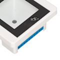 Miniatyrbild 4 av 8: Streckkodsläsare Multipurpose Desktop 1D 2D QR Streckkodsläsare Access Control Card Scanner IC ID ReaderR35C Vit