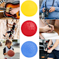 Pikkukuva 4 / 4: Käsiterapiapallot, 3 kpl, sormen, ranteen nivelrikko Yellow+red+blue