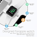Miniatyrbild 5 av 6: Magnetisk induktionsladdare för Apple Watch, Portabel snabbladdning, 5W Max, Resevänlig design utan kablar och med flera skydd