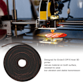 Miniatyrbillede 4 af 5: 3D-printerrem 9 mm bred 9RF gummitandet glasfiber stabil lav støj 2GT rem til Ender3 CR10 Anet