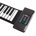 Miniatyrbillede 3 af 5: 61 Tangenter Roll Up Keyboard Piano MIDI Funktion Bærbar Hånd Roll Piano med LED Digital Display 100‑240V