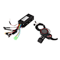 Miniatyrbild 5 av 8: Elektrisk Cykelkontroller med Sinusvåg Tri Mode, 24V-48V Spänningskompatibilitet, Intelligent Display för Detaljerad Information, Lampfunktionalitet