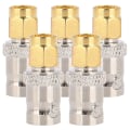 Miniatyrbilde 1 av 5: 5PCS All Copper Radio Frequency Adapter SMA-BNC RF Adapter SMA Male Plug til BNC Female Jack