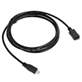 Miniatyrbillede 2 af 8: Micro USB 2.0 han til Micro USB hun forlængerkabel forlængerledning til telefon/tablet
