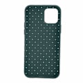Miniatyrbillede 5 af 8: Smartphone Bagcover Bagside Støvsikkert Etui Beskyttende Cover til IPhone 12/12 Pro(Grøn )