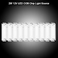 Miniatyrbillede 2 af 5: 10 stk. DC 12V 2W COB Chip lyskilde passer til DIY LED-lampe belysningsarmaturer billygter (blå)