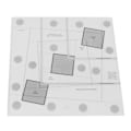 Miniatyrbild 4 av 5: Log Cabin Quilt Ruler Transparent Acrylic Quilting Ruler Creative Grids Log Cabin Trim Tool