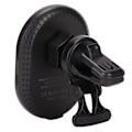 Miniatyrbillede 4 af 5: Magnetisk Biloplader Hurtig 360° Roterbar Telefonholder Trådløs Køretøjsoplader Base til IPhone 13 Mini 13 Pro 12 12 Pro