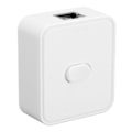 Miniatyrbillede 2 af 8: Gigabit netværks switch 2 port 10/100/1000Mbps 2 i 1 ud 1 i 2 ud PoE extender switch RJ45 netværkssplitter adapter