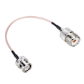 Miniatyrbillede 1 af 5: 1 stk. BNC han til UHF hun adapter kabel konnektor konverter til RF radioantenne 15cm