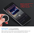 Pikkukuva 8 / 8: Bluetooth-mediabutton Smart Silver -painike Bluetooth-kaukosäädinsetti kiinnikkeellä matkapuhelimille ja tableteille