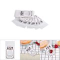 Miniatyrbillede 5 af 5: 100 stk./pakke søde plastik slik, kiks, cookies gaveindpakningspose festartikler (hvid) 7cm*10cm+3cm