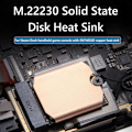 Pikkukuva 7 / 8: Steam Deck SSD -jäähdytyslevy, lämpötyyny M.2 2230 NVME SSD -kuparijäähdytyslevy, jäähdytysteippi, takakannen avaustyökalu