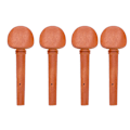 Miniatyrbilde 2 av 3: 4 stk. Jujube-tre strengeinnstillingsplugger for 4/4 fiolin, reservedeler for instrumenter