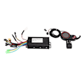 Miniatyrbild 1 av 8: Elektrisk Cykelkontroller med Sinusvåg Tri Mode, 24V-48V Spänningskompatibilitet, Intelligent Display för Detaljerad Information, Lampfunktionalitet