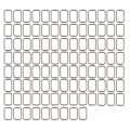 Miniatyrbild 2 av 8: 100 st metall fyrkantiga spännen rektangulär metallring för väska handväska väska DIY sömnad hårdvara hantverk silver3/8x25x15mm