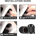 Miniatyrbild 5 av 5: Kraftiga däckventilkåpor, ergonomiskt räfflat grepp för enkel installation, universella stammskydd perfekta för bilverkstäder och däckbyte hemma