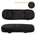 Miniatyrbilde 4 av 5: 1 par Stolarmlene Puter Albuepute Trykkavlastning Kontorstol Gamingstol armlene med Memory Foam armleneputer Black