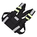 Miniatyrbillede 2 af 5: Gul Reflekterende TYT Radio Taktisk Sele Front Pack Vest Bryst Taske Pung Til Walkie Talkie