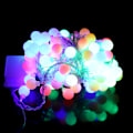Miniatyrbillede 3 af 5: 8,7M 100LED EU-stik AC220V frostede kugleformede udendørs vandtætte lyskæde i farver