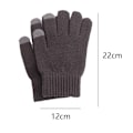 Miniatyrbild 2 av 5: Vinter touch screen handskar Varma ullfodrade stickade handskar elastiska