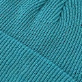 Miniatyrbillede 1 af 2: Vinter Strikket Rib Hat P Mønster Elastisk Ensfarvet Varm Akrylfiber Cool Uld Hue til Skole Cyan Fri Størrelse