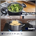 Miniatyrbild 7 av 8: Spindel Sil med Ergonomisk Design, Högkvalitativt Rostfritt Stål Säkerställer Lång Livslängd, Långt Handtag Ger Värmeskydd, Nonstick-yta