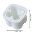 Miniatyrbillede 2 af 5: Silikoneforme stearinform stearinform stearinform form 3D stearinforme, 3,5cmx3,8cm