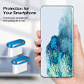 Pikkukuva 5 / 5: 2 kpl Type-C pölysuoja, USB C -portin pölysuojatulpat, pölysuoja Type C -laitteille, kuten Samsung/MacBook/VivoX5Pro/iPhone/ Micro USB /Android Blue