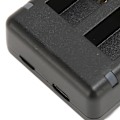 Pikkukuva 4 / 8: Kamerakakun latauslaite Type C USB, kaksikanavainen kamerakakun latauslaite merkkivalolla urheilukameroille