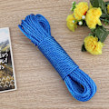 Miniatyrbillede 3 af 5: 20m Nylon Reb Linje Snor Vasketøjssnor Have Camping Udendørs (Blå)