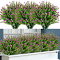 Miniatyrbillede 1 af 5: 12 Bundter Kunstige Udendørs Blomster, Real Touch Falske Baby's
