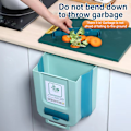 Miniatyrbild 2 av 5: Hängande kökssopkorg, hopfällbar soptunna för kök, hopfällbar liten plastsopkorg 2,4 gallon för skåp/bil/sovrum/badrum