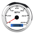 Pikkukuva 2 / 5: GPS-osoitinnopeusmittari 120 MPH IP67 Vedenpitävä ruostumaton teräs Yleiskäyttöinen autoon, kuorma-autoon, veneeseen