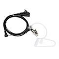 Miniatyrbillede 2 af 5: Bærbar 1-bens 2,5 mm rør headset øretelefon PTT MIC til Motorola 1-bens modeller Walkie Talkies