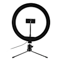 Miniatyrbillede 1 af 8: 26cm Live Broadcast Ring Fill Light Universal Ballhead Desktop Bracket Mobiltelefon Clip Tilbehør